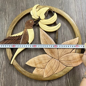 Wholesale Handmade Wooden Animal Shape <b>Wall</b> Hanging Custom Size Custom <b>Logo</b> Modern Wooden Plaques for Home Decoration - Product Image 1