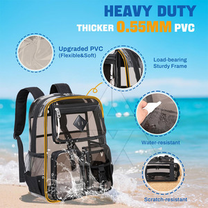 New Style Quality Made Pvc <b>Backpacks</b> Lightweight Pvc <b>Backpacks</b> Factory Direct Sale Pvc <b>Backpacks</b> - Product Image 6