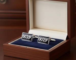 Mancuernillas Personalizadas de Lujo para Hombre |   Mancuernillas de Acero Inoxidable y Plata de Ley 925 |   Joyería al por mayor para puños de camisa de negocios y bodas - Product Image 2