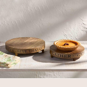 Riser en bois pour cuisine porte-savon ferme salle de bain décor Riser bois de manguier décoratif piédestal support prix usine - Product Image 5