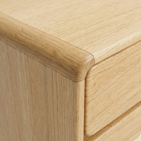 Commode à 4 tiroirs en teck moderne pour chambre à coucher, salon, hôtel - Commode de style scandinave en bois massif de haute qualité