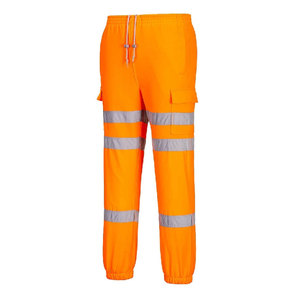 Pantalon de travail de sécurité durable, classe 2 ANSI, imperméable, avec tissu renforcé pour usage industriel, haute résistance - Product Image 1