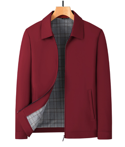 Chaqueta Ligera de Lujo para Hombre, Estilo Universitario, con Capucha, Resistente al Viento, para Primavera, 100% Poliéster, Color Sólido, Cómoda - Product Image 4