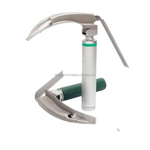 Laringoscopio eléctrico McCoy de fibra óptica: componentes de acero de laringoscopio de video ENT profesional médico para vías respiratorias avanzadas - Product Image 3