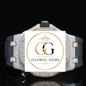 High Quality DEF Lab Moissanite Diamond Watch Colorless Diamond Hip Hop Style Diamond Watch - Product Image 2