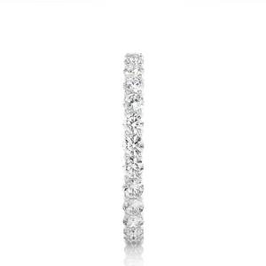 Round Cut Lab Created Diamond Adjustable Band Yellow Rose Gold Plated Classic Jewelry Synthetic Diamond Ring From Manufacturer - Product Image 4