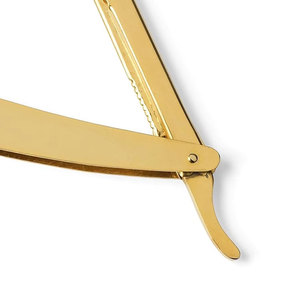 Navaja de Barbero al por Mayor Golden Knight, Resistente al Óxido, Acero Inoxidable de Grado Quirúrgico, Acabado Duradero - Product Image 6