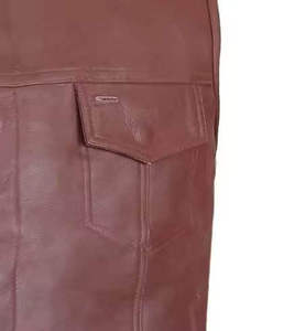 VIBE SEWN New Arrival Men's Winter Casual Leather <b>Vest</b>-Customized Size 100% Genuine Cowhide Breathable Eco-Friendly Very - Product Image 4