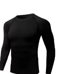 Haut de bain à manches longues en néoprène pour homme, séchage rapide, manches intégrales, noir, pour adulte, vêtement de plage et de sport - Product Image 5