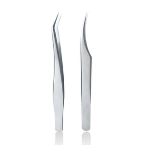 Pinzas Profesionales Royal de 90 Grados con Punta de Mariposa Roja, de Acero Inoxidable, Punta Lisa, Duraderas, para Extensión de Pestañas con Volumen - Product Image 5