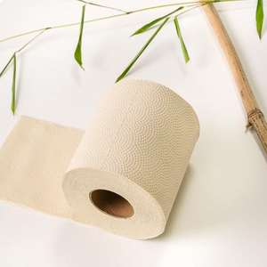 Papier toilette en bambou en vrac, 2 plis, rouleau de papier toilette pour salle de bain, fournisseur et fabricant de papier toilette de haute qualité - Product Image 2