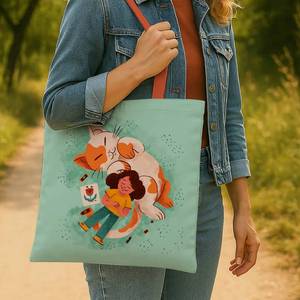 Bolsa de Tela de Algodón Puro con Impresión de Marca Personalizada y Tamaño Flexible para Promoción de Compras y Embalaje Sostenible - Product Image 2