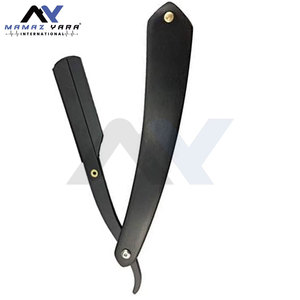 Rasoirs de barbier réglables en acier inoxydable, finition métallique résistante à la rouille, rasoirs de rasage personnalisables avec logo - Product Image 2