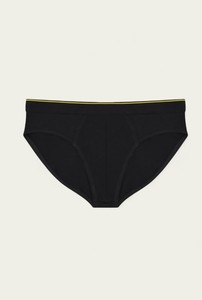 Men's Mid-Rise <b>Boxer</b> Briefs Solid <b>Black</b> 100% Cotton Knitted Seamless Underwear - Product Image 2