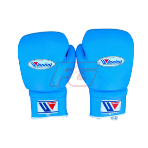 Winning Customize Fiest Gloves Adult Boxing Gloves Cowhide Leather Lace-Up Breathable Quick Dry Full Finger Non-Slip High - Product Image 4