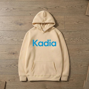 Sweat-shirt à capuche pour homme, streetwear hip-hop, 100% coton respirant, logo personnalisé - Product Image 2