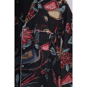 ชุดเดรสผ้าฝ้ายอินเดีย เสื้อเชิ้ตผู้หญิง เสื้อผ้าฝ้ายพิมพ์ลายทำมือ เสื้อเชิ้ตผ้าฝ้ายโบฮีเมียน พิมพ์ลาย  เสื้อผ้าผู้หญิงไซส์ใหญ่ - Product Image 3