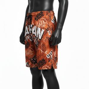 Pantalones cortos de baloncesto para hombre, de poliéster premium, transpirables, que absorben la humedad, con sublimación, logotipo personalizado, para entrenamiento. - Product Image 3