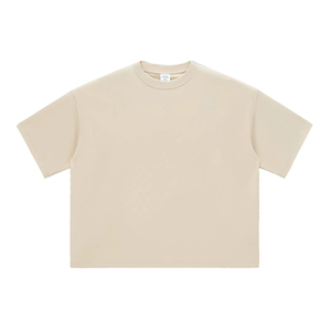 Camiseta Corta Cuadrada para Hombre con Logotipo Personalizado, 230 Gramos, Ropa Urbana de Alta Calidad, 100% Algodón, Camiseta Extra Grande para Hombre - Product Image 2