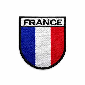 Parche Bordado Personalizado con la Bandera Nacional Francesa, Encaje de PVC 3D con Gancho y Bucle para Coser Ropa, Colección de Banderas Nacionales Europeas - Product Image 3