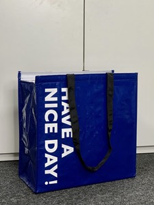 Sac isotherme personnalisé, imperméable, recyclé, portable, pliable, en tissu non tissé, OEM/ODM, 150g 200g, fermeture éclair personnalisée - Product Image 4