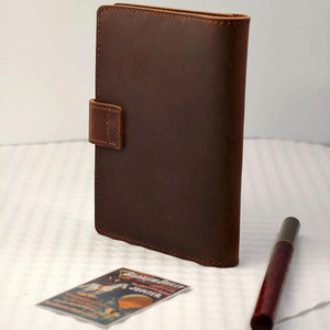 Wholesale Price Leather <b>Passport</b> <b>Holder</b> Travel <b>Wallet</b> RFID Protection Credit Card Pockets Slim Design Custom Logo for sale - Product Image 4