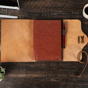 Soft Touch Leather Heavy Duty Smell Proof Protection A5 Refillable Journal Case Notebook Holder for Writing LNBC-0130 - Product Image 6