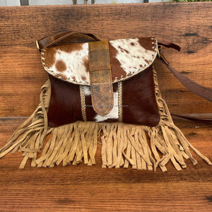 กระเป๋าสะพายข้างหนังวัวสำหรับผู้หญิงกระเป๋าสะพายไหล่หนังแท้หรูหราสำหรับ2024 - Product Image 2