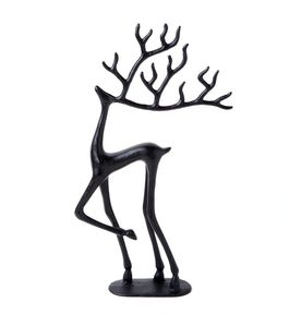 Reno Metálico Decorativo, Escultura de Ciervo, Decoración Navideña para Mesa - Product Image 2