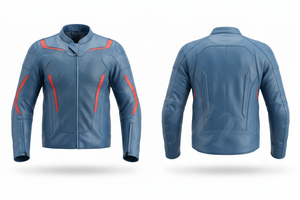 เสื้อแจ็คเก็ตมอเตอร์ไซค์หนังแท้ขายส่ง ออกแบบเองได้ พร้อมแผ่นรองกันกระแทก ทันสมัย ทนทาน สวมใส่สบาย อุปกรณ์ขี่มอเตอร์ไซค์ - Product Image 6