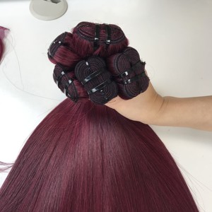 Venta al por mayor Raw Hair Bone cierre recto con paquete de trama de pelo de la mejor calidad de cabello humano Custom Ability - Product Image 2