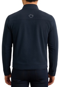 Casual Slim-Fit Zipper <b>Jacket</b> with Stand Collar Pro-Style Custom OEM Men’s Anti-Wrinkle <b>Suede</b> <b>Jacket</b> Faux <b>Suede</b> Bomber Coat - Product Image 2