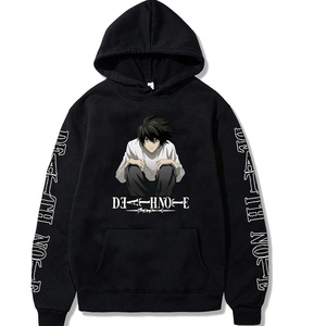Sweat à capuche Death Note Light Yagami Anime pour homme, blanc camouflage, décontracté, en polaire, 100% coton, coupe classique, avec poches, style hiver - Product Image 5