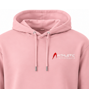 Men's Custom Blush PinkPullover <b>Hoodie</b> Fleece Sweatshirt Long Sleeve Regular Fit Drawstring Kangaroo Pocket Casual Sportwear OEM - Product Image 3