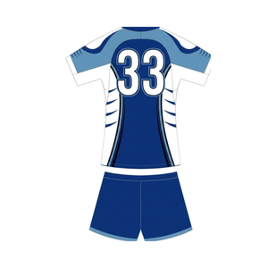 Uniforme de Rugby Sublimado Personalizado, Kit Completo, Tela de Poliéster Transpirable con Costuras Reforzadas, Equipamiento Deportivo Profesional para Equipos - Product Image 4
