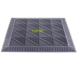 Tapis d'entrée d'hôtel creux, imperméable, antidérapant et emboîtable - Product Image 1