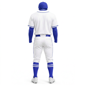 Uniforme de baseball personnalisé à manches courtes, fabrication professionnelle, service ODM personnalisé, 100% polyester - Product Image 4