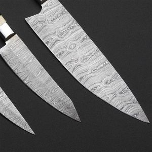 Cuchillo de Chef Profesional de Acero con Alto Contenido de Carbono, Hoja Serrada, Mango de Cuero, Marca OEM para Hogar, Restaurante, Hotel, Catering y Uso Comercial - Product Image 4