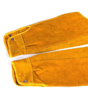 Mangas de cuero de primera calidad, las más vendidas, resistentes a cortes nivel 1 y al calor, servicio OEM personalizado - Product Image 1