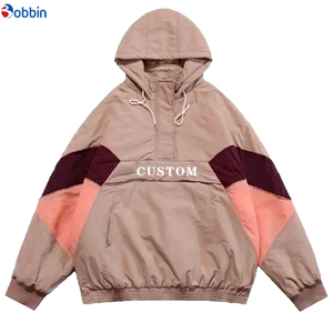Best Quality 100% Waterproof Canvas Windbreaker <b>Jacket</b> for Men Adult Colorful with Reflective Safety Patchwork Autumn Outerwear - Product Image 2