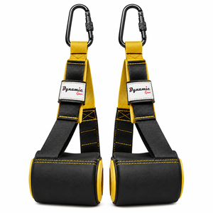 Gym Door Pull Weightlifting Anti-Slip Adjustable Chin-Up Heavy-Duty Strong Unisex Cotton Eco-Friendly Hanging AB <b>Straps</b> - Product Image 1