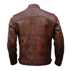 Top Quality Men's <b>Leather</b> <b>Jackets</b> for Biker Distressed Genuine Men's <b>Leather</b> <b>jacket</b> Street Wear Motorcycle <b>Jackets</b> at Nurak 2026 - Product Image 6
