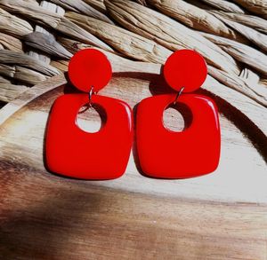 Wholesale Fashion <b>Resin</b> Epoxy Hoop Earrings Handmade Real Ear jewelry Women's Birthday Gift Earrings Bh <b>Crafts</b> India <b>Resin</b> Craft - Product Image 4