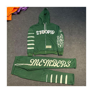 Sudadera de Forro Polar Personalizada al por Mayor, de Primera Calidad, con Logotipo Impreso, de Poliéster/Algodón Transpirable de 380 g/m², Informal de Invierno para Adultos - Product Image 1