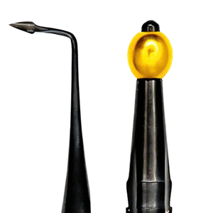 DERMISPRO Elevador dental PDL recto afilado manualmente, juego de 2 piezas, acero inoxidable de alta calidad, agarre ergonómico - Product Image 3