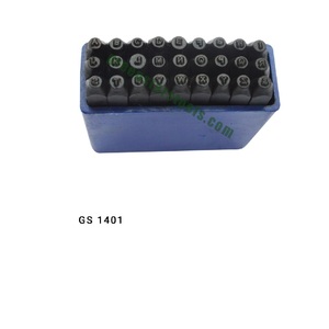 36 Pcs Carbon Steel Letter & <b>Number</b> <b>Stamp</b> Set A-Z 0-8 Metal Punch Marking Jewelry Tools |Item No GS-1402 - Product Image 1