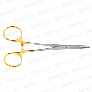 Portaagujas Olsen Hegar de 5.5 Pulgadas (14 cm) con Puntas Rectas, Instrumento Quirúrgico de Sutura de Acero Inoxidable - Product Image 3