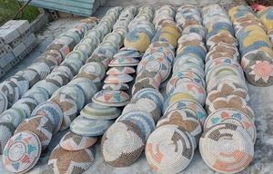 Natural Woven Seagrass <b>Wall</b> Basket Decor Handmade Bohemian <b>Wall</b> Art OEM ODM Vietnam Factory Supplier - Product Image 6
