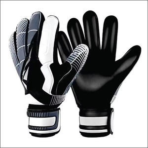 Professional Soccer Goalkeeper Gloves Leather Anti-slip Breathable Adjustable Wrist <b>Strap</b> Full Finger UV Protection Lace-Up - Product Image 6