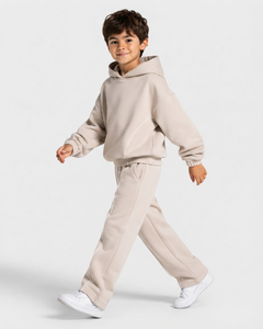 Sweat-shirts à capuche décontractés et respirants pour garçons, avec lignes contrastées, en molleton premium, coupe oversize, vente en gros - Product Image 6